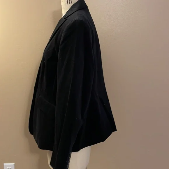 Jones New York Stretch velvet lined blazer - Picture 4 of 9